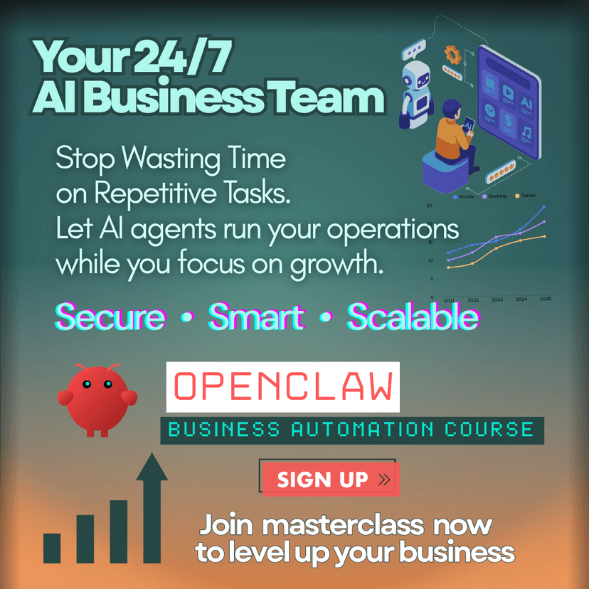 OpenClaw Business Automation Course – Your 24/7 AI Business Team