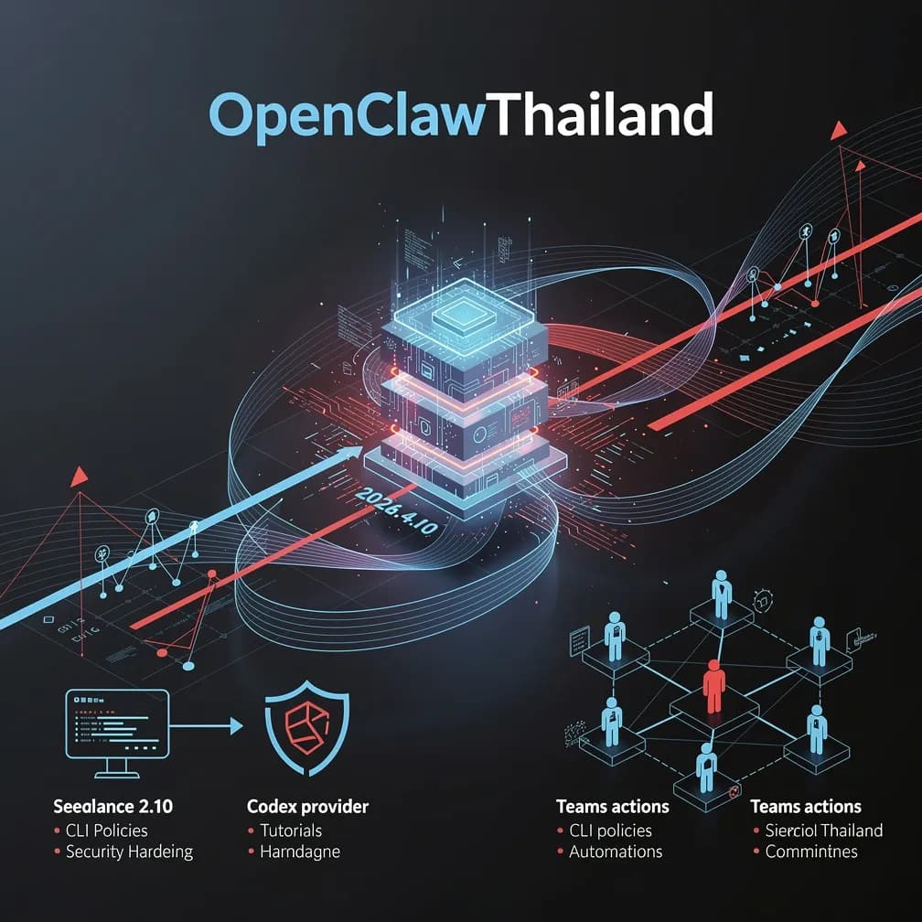 OpenClaw 2026.4.10 — Codex Provider ใหม่, Seedance 2.0, exec-policy CLI, Teams Actions และ Security Hardening ครั้งใหญ่